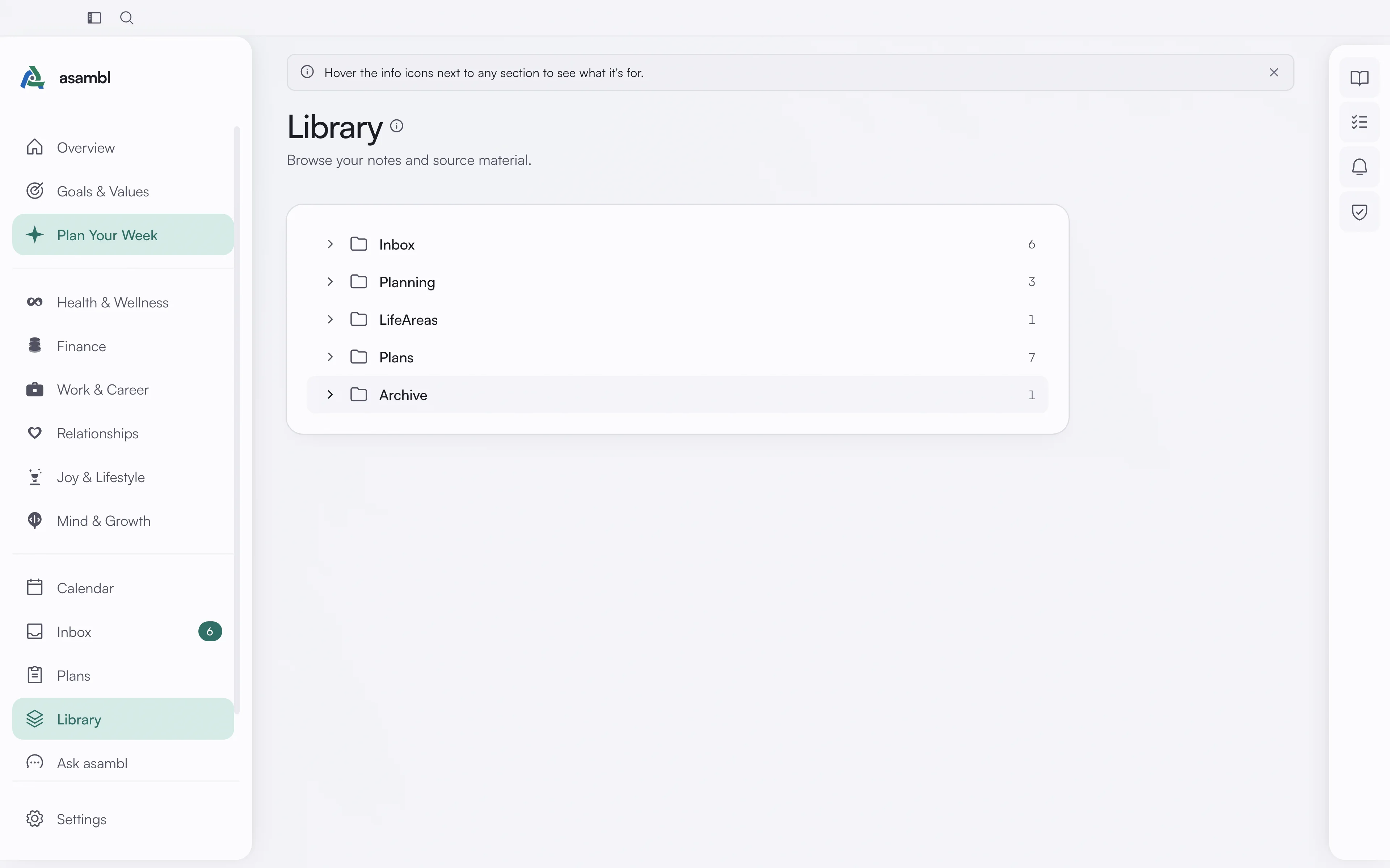 The library